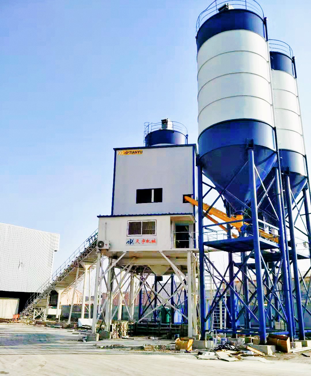 混凝土攪拌站，天宇機械，180混凝土攪拌站